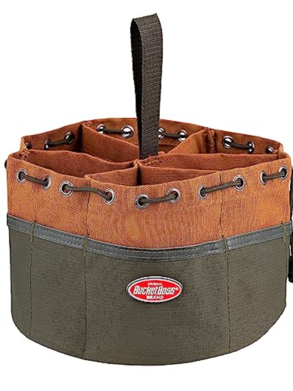 Bucket Boss Parachute Bag 19 Pocket Canvas Tool Organizer Rip Cord